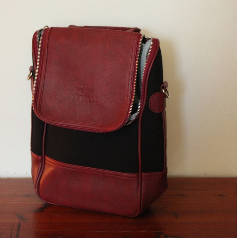 Vetelli Portable Leather Wine Cooler